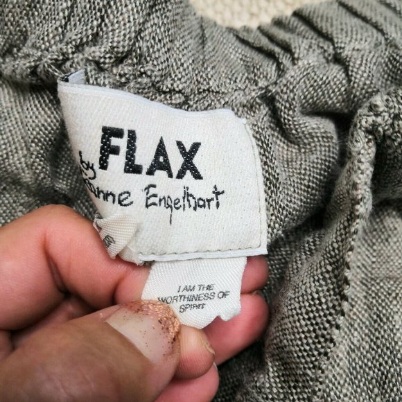 Flax by Jeanne Engelhart Womens Gray Skirt Medium - Picture 8 of 10